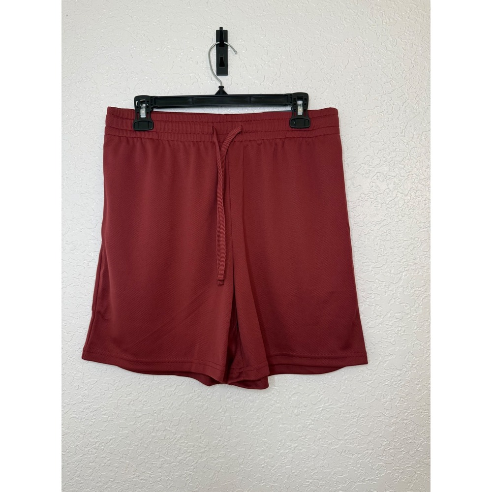 Tek Gear Men S Mesh Athletic Short Red‎ Moisture Wicking Breathable Activewear